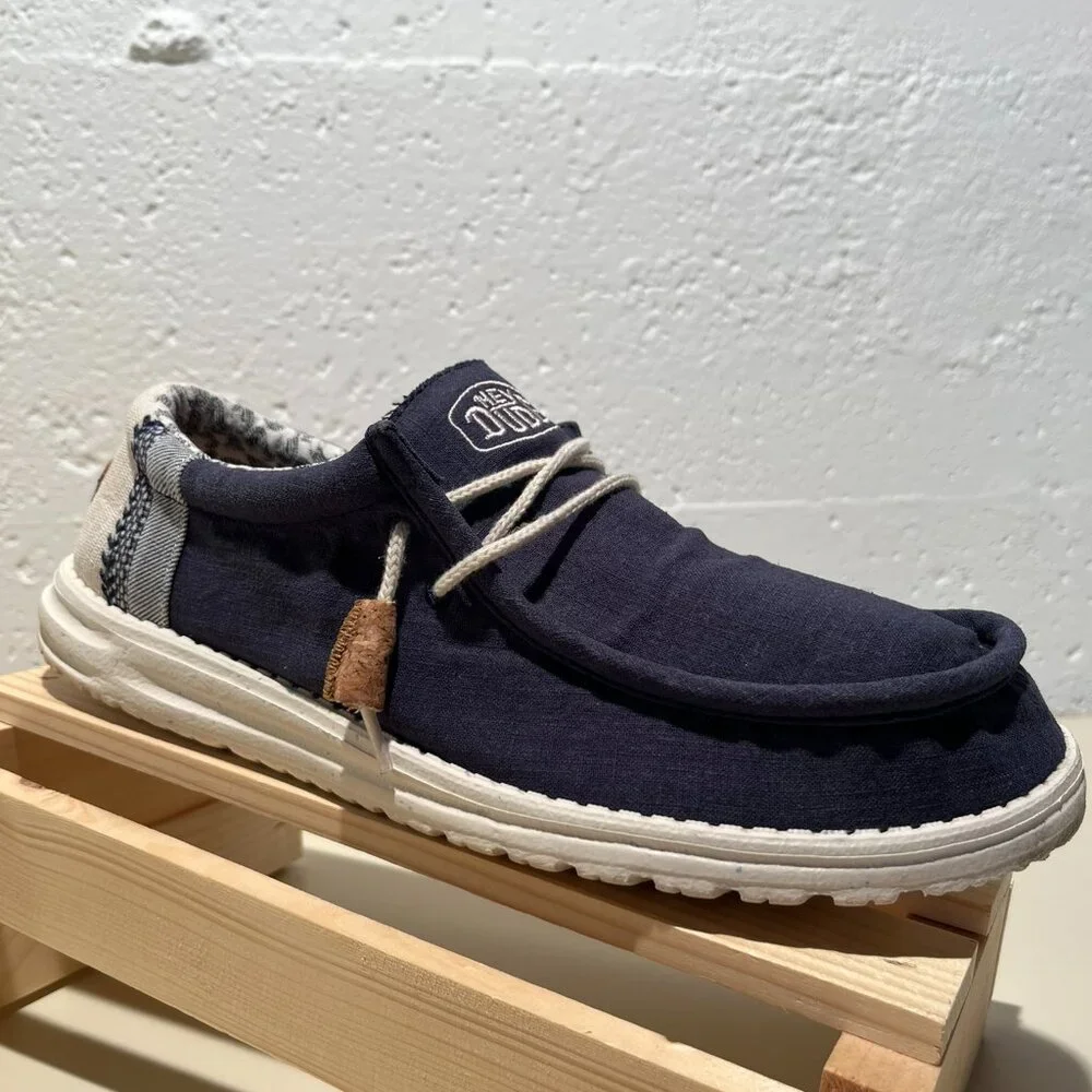 Hey Dude Men's Wally Craft Linen Casual Shoe - Picture 5 of 15